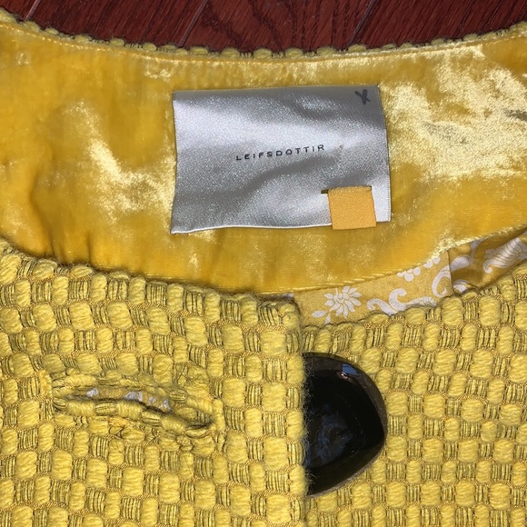 Anthropology leifsdottir textured balloon blazer jacket size 10 - Picture 6 of 9